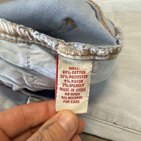 Reba Womans 6 Light wash Blue Jeans Bootcut Western Country Stretch Slimming - Picture 8 of 10